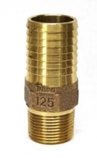 3/4” MIP X 3/4” Brass Barb Straight Male Adapter