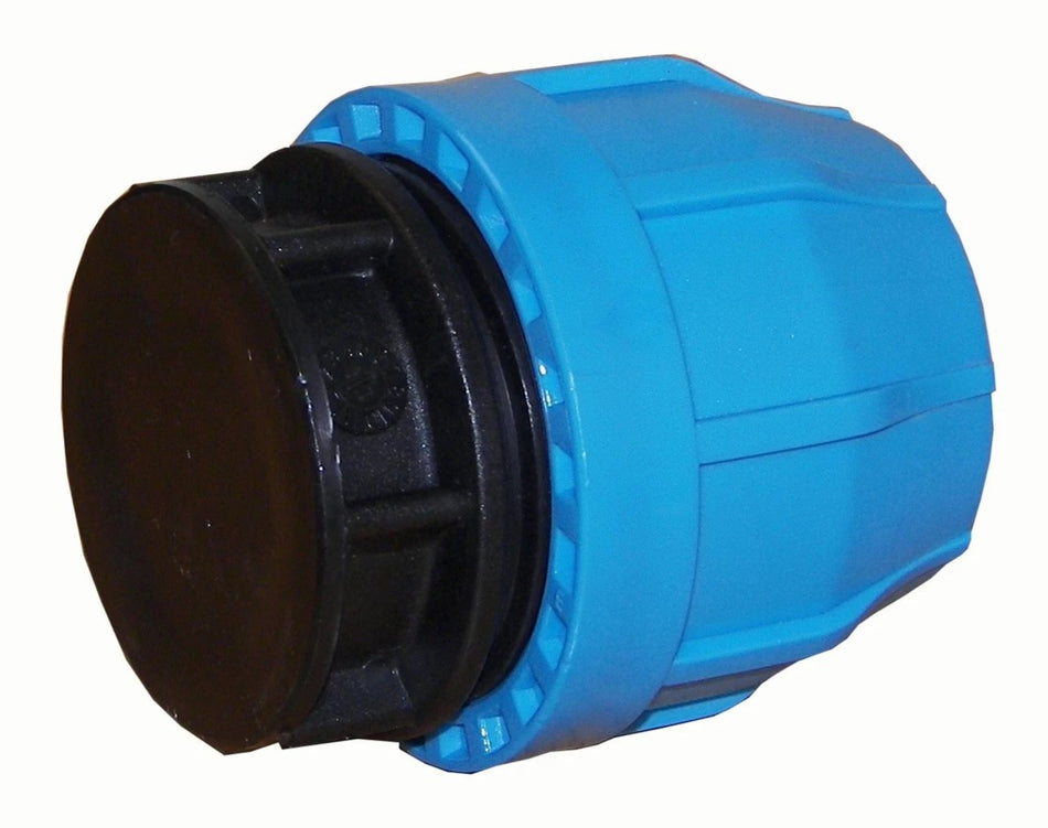 1" IPS Compression End Cap For PE