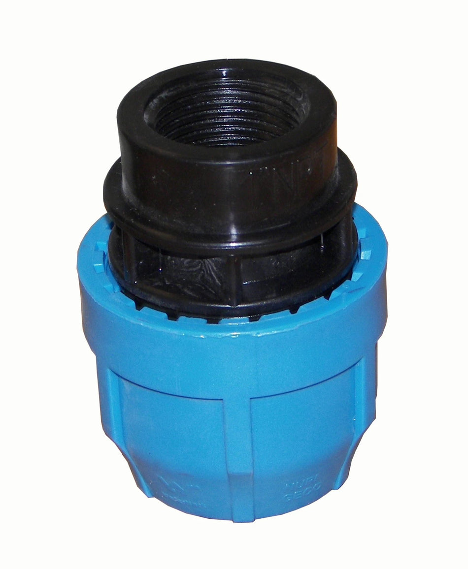 1-1/2" IPS Compression X 1-1/2" Female Adapter For PE