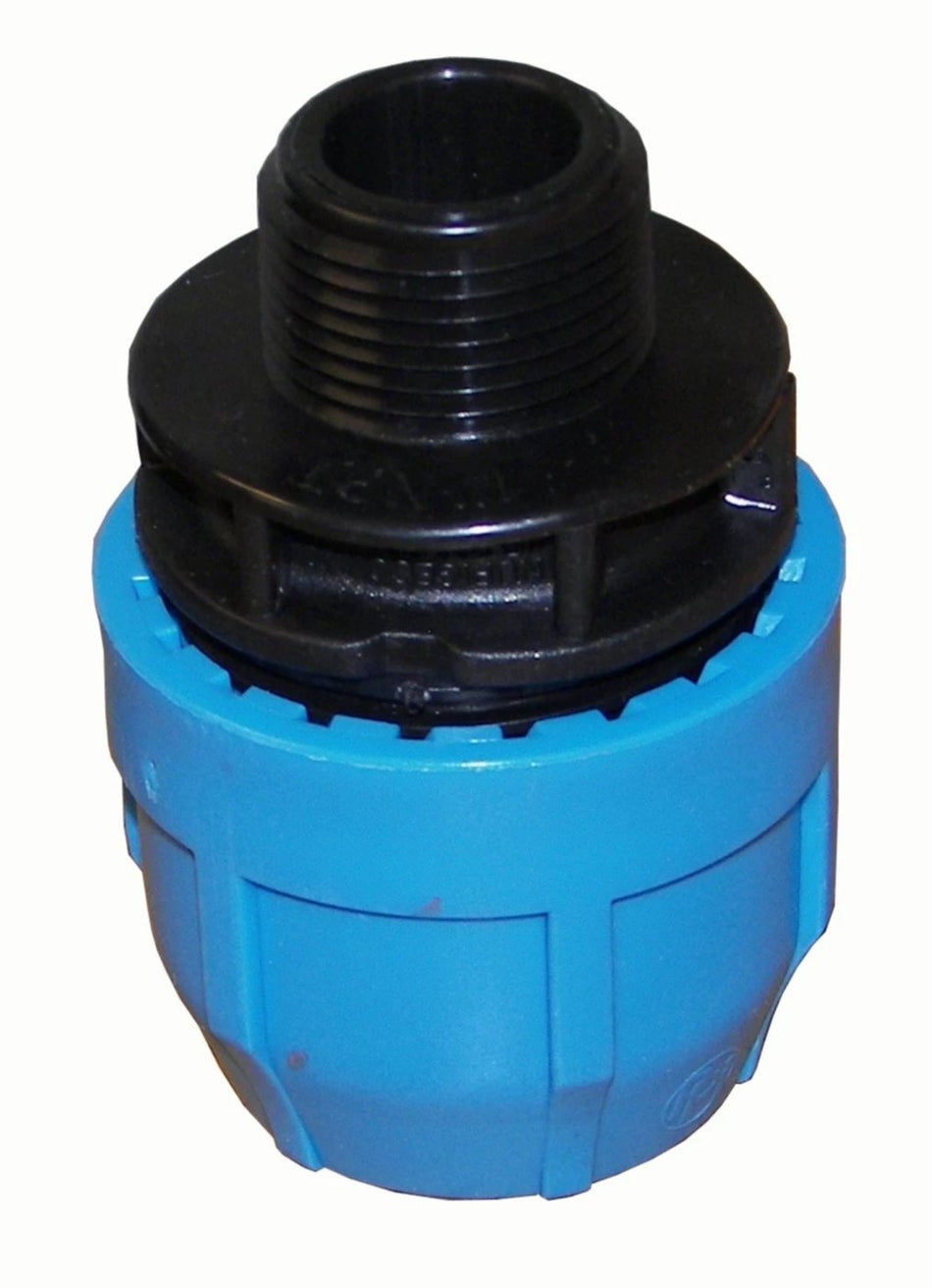 1-1/4" IPS Compression X 1-1/4" Male Adapter For PE