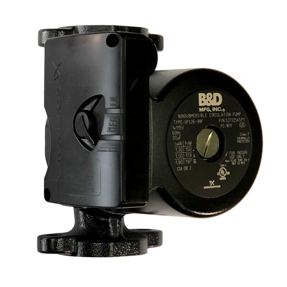 26-99 Grundfos 115V 3-Speed Pump