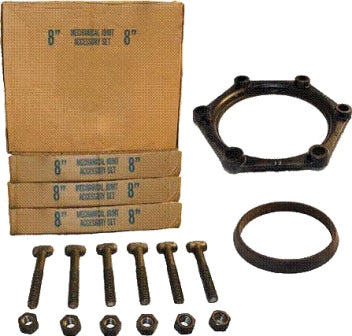 2” IPS/DIPS Metal MJ Mechanical Joint Kit C153-Includes Gland, Ring, B ...